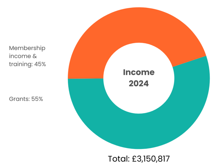 Income 2024, pie chart