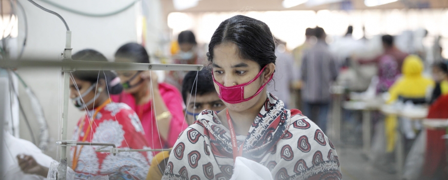Garment workers in Bangladesh courtesy of the ILO