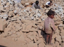 Children as young as 5 work in Indian stone quarries. Photo: Marshalls