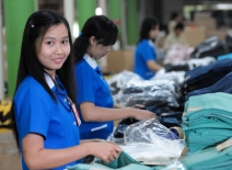 Indonesian garment production line ©ILO